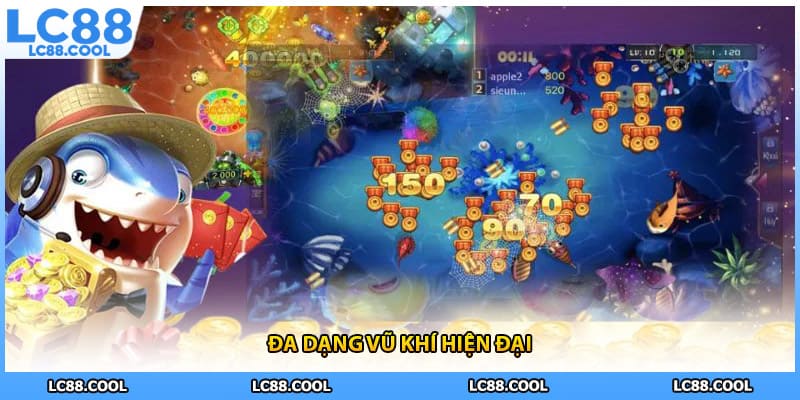 Đa dạng vũ khí hiện đại